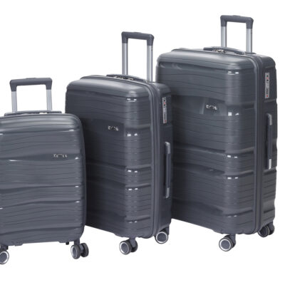 3 Piece Polypropylene KaiTak luggage set - 20, 24 & 28".