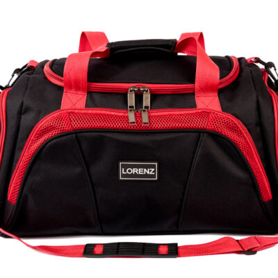 Lorenz 20" holdall with front and side pockets and a shoulder strap