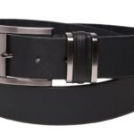 1.5" Milano belt with a silver matte buckle