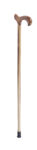 Wooden walking stick with Natural Stain. Available in both a light & dark stain, a traditional accessory with smart styling. Smooth polished handle for comfort with a rubber end to prevent slipping. Suitable for either right or left handed users.