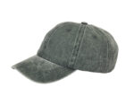 Baseball cap with a washed denim look